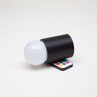 Lampă magnetică wireless cu suport de bec printat 3D, negru