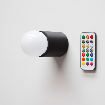 Lampă magnetică wireless cu suport de bec printat 3D, negru