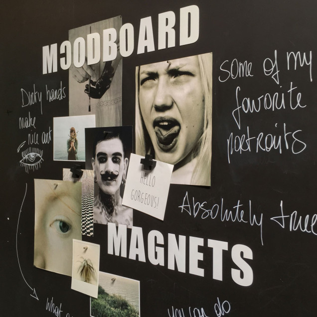 Marker cu cretă lichidă alb pentru suprafețe magnetice