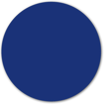 Sticker magnetic rotund, albastru, 60cm