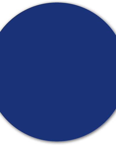Sticker magnetic rotund, albastru, 60cm