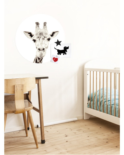 Sticker magnetic girafă pentru camera copilului