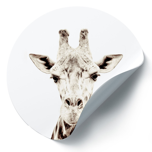 Sticker magnetic girafă pentru camera copilului