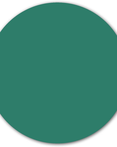 Sticker magnetic rotund, verde pădure, 60cm, decorativ