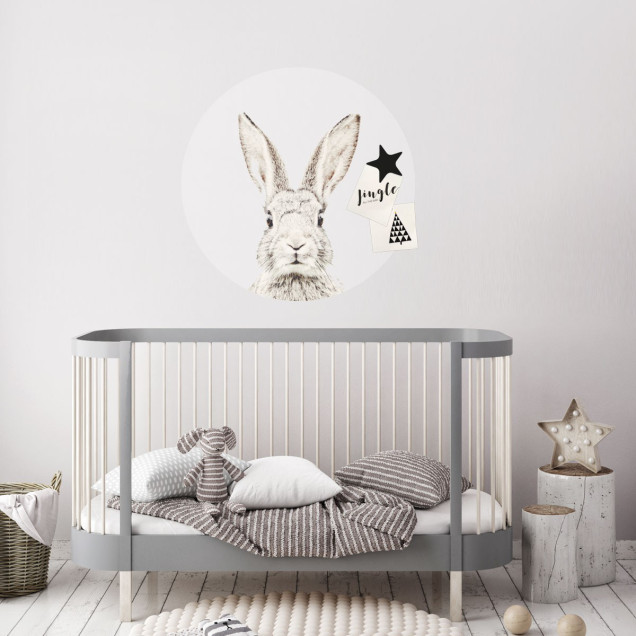 Sticker magnetic decorativ cu iepure