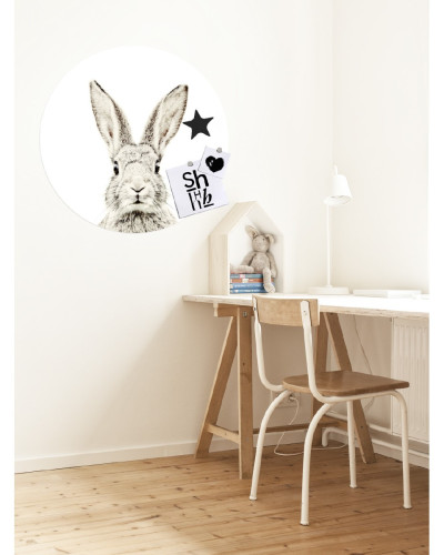 Sticker magnetic decorativ cu iepure