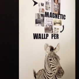 Tapet magnetic, zebra