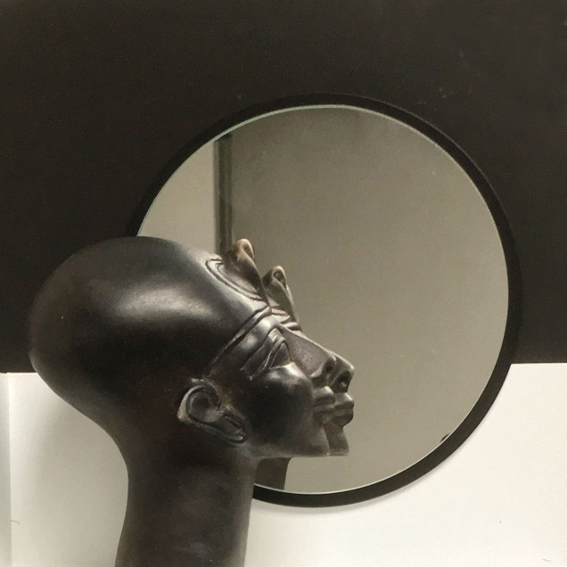 Oglindă magnetică neagră, ideală pentru tapet magnetic