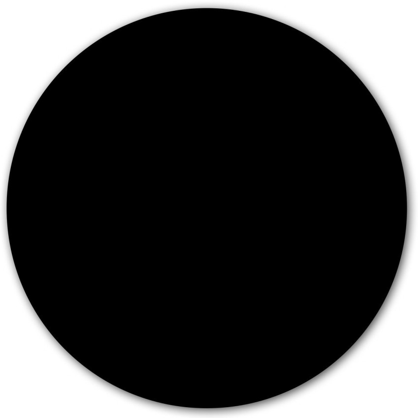Sticker magnetic negru, pentru cretă sau marker, diametru 60cm