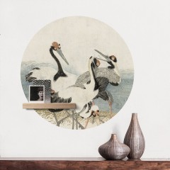 Sticker magnetic, Cranes on the water, 60cm