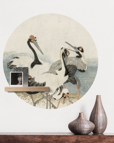 Sticker magnetic, Cranes on the water, 60cm