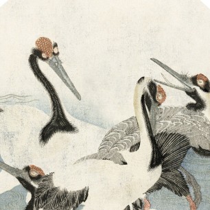 Sticker magnetic, Cranes on the water, 60cm