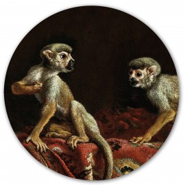 Sticker magnetic, Two little monkeys, 60cm