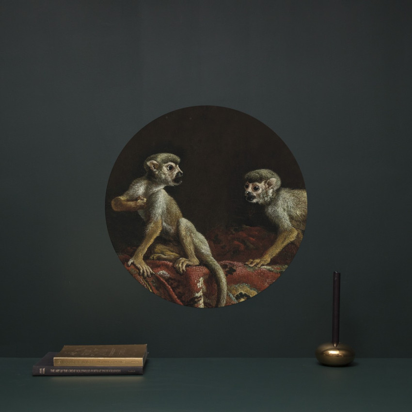 Sticker magnetic, Two little monkeys, 60cm