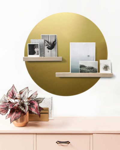 Sticker magnetic decorativ auriu, 60cm