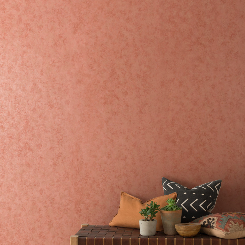 Tapet simplu Red Clay Luxury Plain