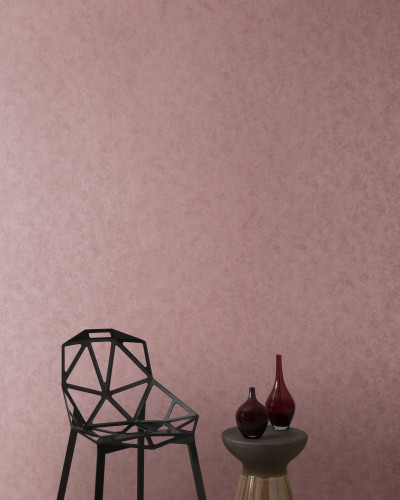 Tapet roz cu aspect de tencuială - Pink Stucco Luxury Plain