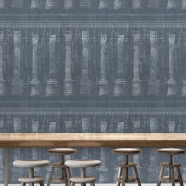 Tapet designer Colonnade Blue, MINDTHEGAP, 4.68mp / cutie