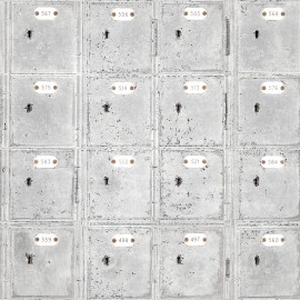 Tapet designer Locker Room, White, MINDTHEGAP, 4.68mp / cutie