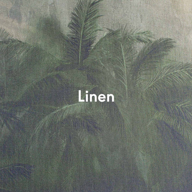 Tapet lavabil cu un design tropical verde