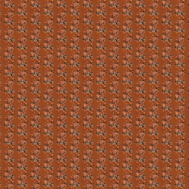 Tapet lavabil cu design cu cactuși Grand Canyon, Clay