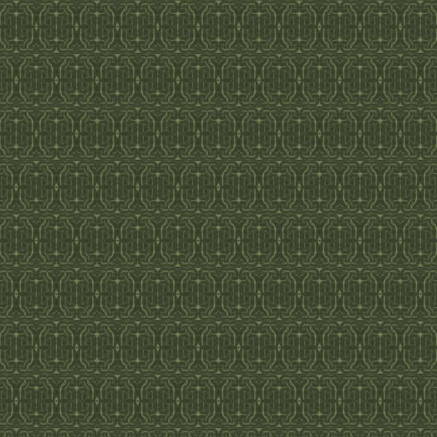 Tapet lavabil Infinity Strokes, verde, cu design geometric abstract, in interiorul unei cafenele moderne