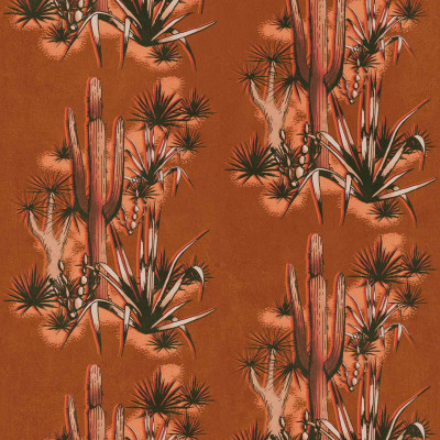 Tapet lavabil cu design cu cactuși Grand Canyon, Clay