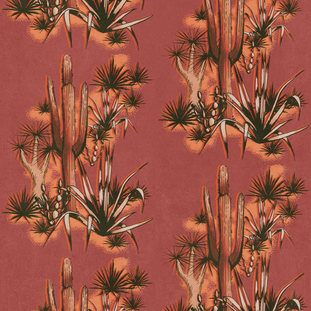 Grand Canyon, tapet cu design modern si elegant, cu nuante de coral, perfect pentru living sau dormitor