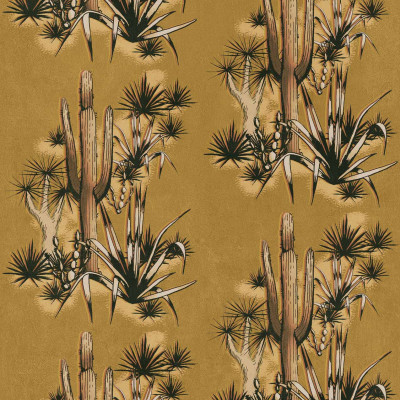 Tapet cu design modern si vibrant cu cactusi