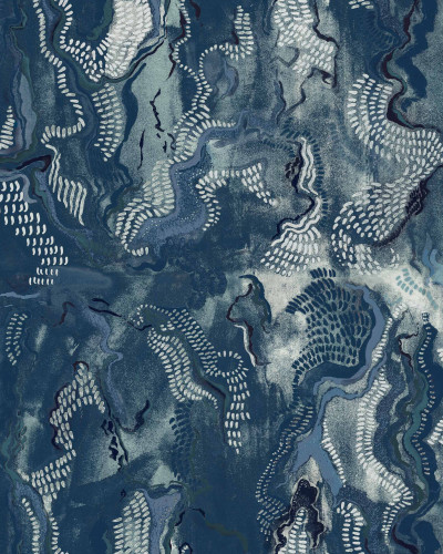 Tapet lavabil Timeless Stones, Blue