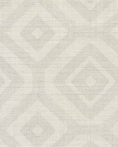 Tapet lavabil cu design geometric subtil, în nuanțe de gri deschis și alb.