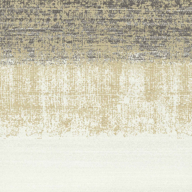 Tapet lavabil Layers Mixed Metals, cu aspect textil, in nuante neutre de bej si gri, cu accente metalice.