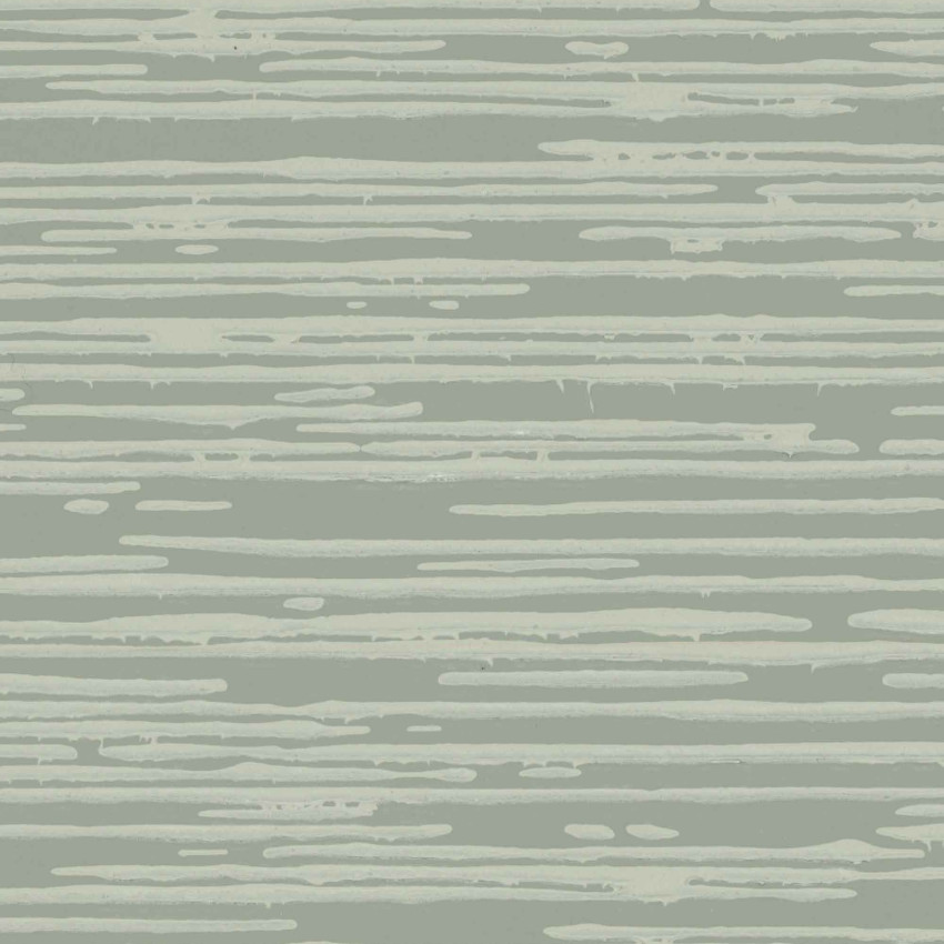 Tapet lavabil Waterfall Evergreen, cu design abstract cu dungi orizontale, culori: verde închis și alb