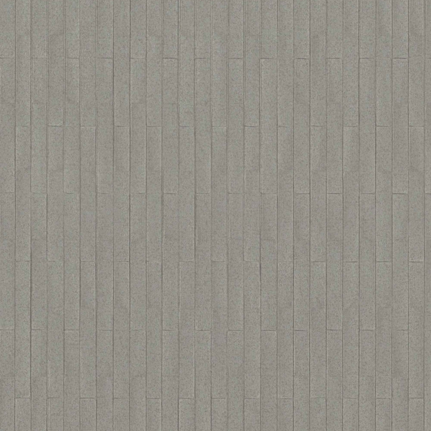 Tapet lavabil cu aspect de cărămidă, Brick Thousand Times Taupe 6454852, cu un model elegant din dungi verticale fine, în culoarea taupe.