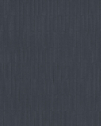 Tapet Brick True Blue cu aspect de cărămidă, în nuanță de albastru închis