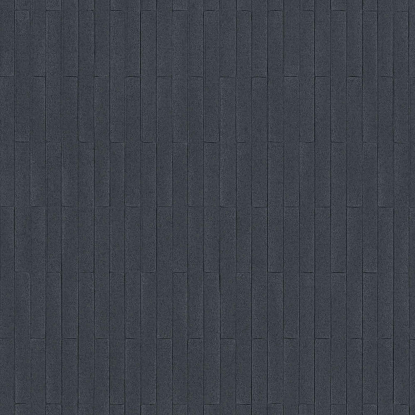 Tapet Brick True Blue cu aspect de cărămidă, în nuanță de albastru închis