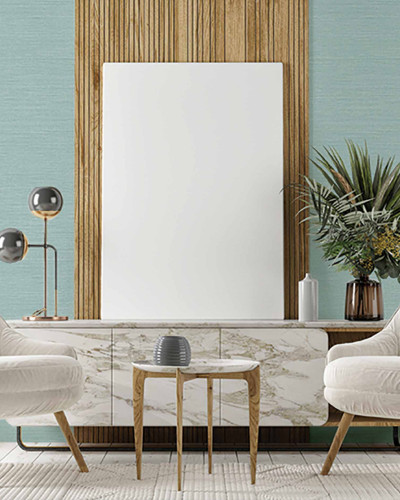 Tapet lavabil Rafia Pop de la Coordonne cu design subtil, cu un efect de textură fină. Tapetul este perfect pentru living, dormitor sau birou.