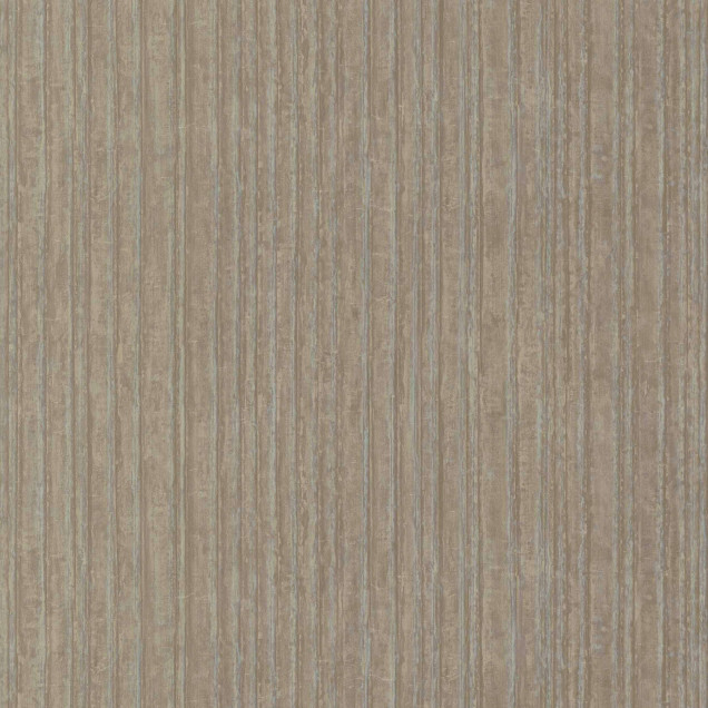 Wallpaper cu design modern, cu dungi metalice, inspirat de scoarța copacilor.