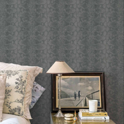 Tapet Snake Leather, cu design modern, cu aspect de piele de șarpe