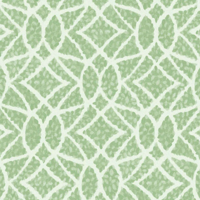 Tapet cu model geometric, cu frunze delicate, in nuante de verde