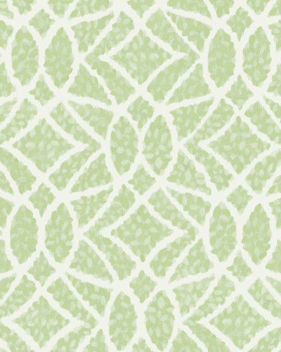 Tapet lavabil cu design modern, Dense Foliage, in nuanta de sage