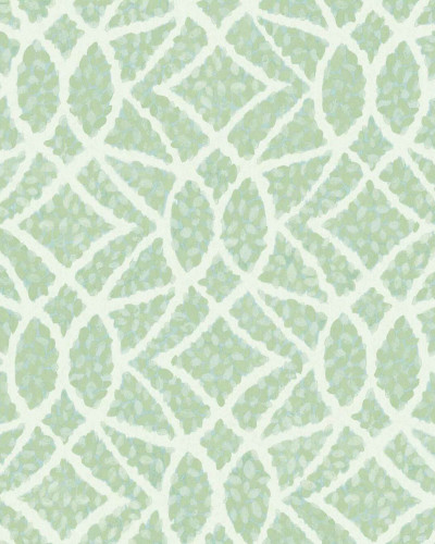 Tapet lavabil cu frunze dense, in nuante de verde si alb, perfect pentru a crea o atmosfera relaxanta si primitoare.