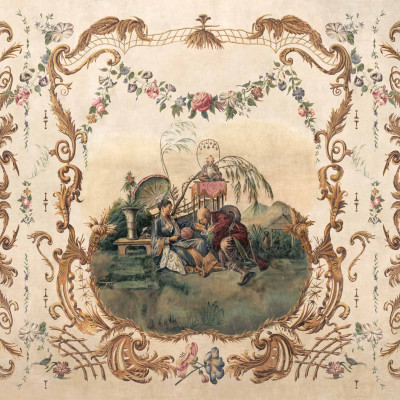 Tapet și Fototapet Coordonne CRD-B00158. Conține culorile: Alb, Alb Stridie, Gri, Gri-Galben, Maro, Maro-Bej, Roșu, Roșu-Bej, Verde, Verde Brad
