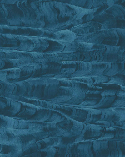 Tapet lavabil Sand Waves, Sapphire, cu un design modern inspirat de valurile oceanului, pentru o atmosfera relaxanta si primitoare in casa ta.