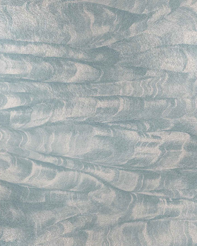 Tapet lavabil Sand Waves, Metallics Silver, cu design abstract de valuri de nisip, accentuat de accente metalice argintii.