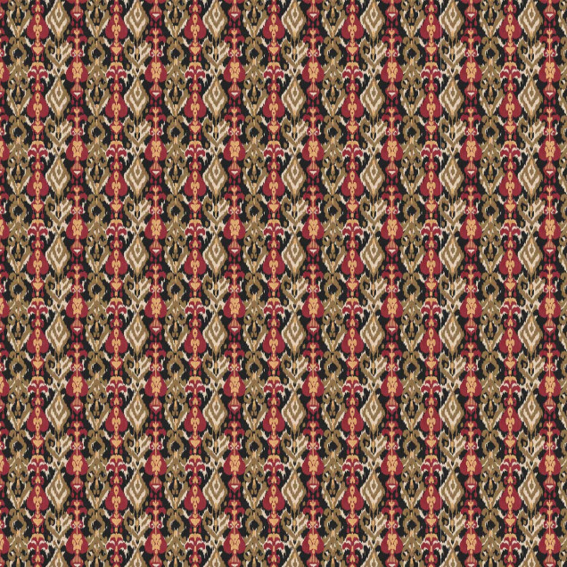 Tapet uzbek negru cu design geometric