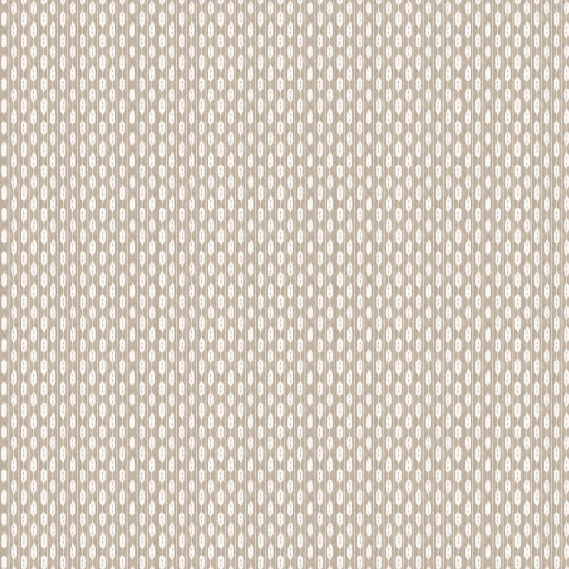Tapet lavabil Llengües, Cream, Coordonne 5mp / rola, cu model geometric în nuanțe de crem, aplicat pe un perete în holul unei case.