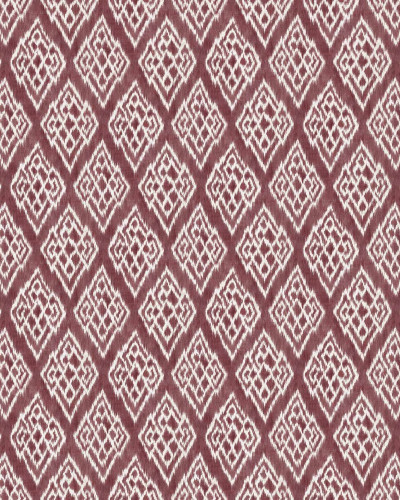Tapet lavabil cu model geometric, Kasuri Wine