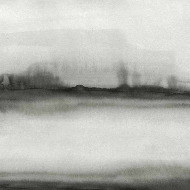 Tapet lavabil Shibori, negru, Coordonne