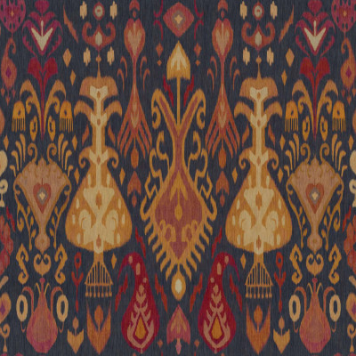 Tapet lavabil cu motive boho, Navy Coordonne